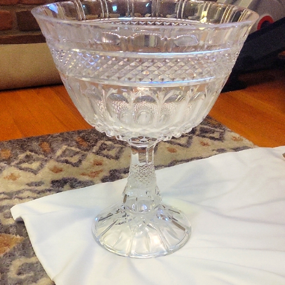 Rare Godinger Shannon --Brandon Footed 24% Lead Crystal Centerpeice Bowl